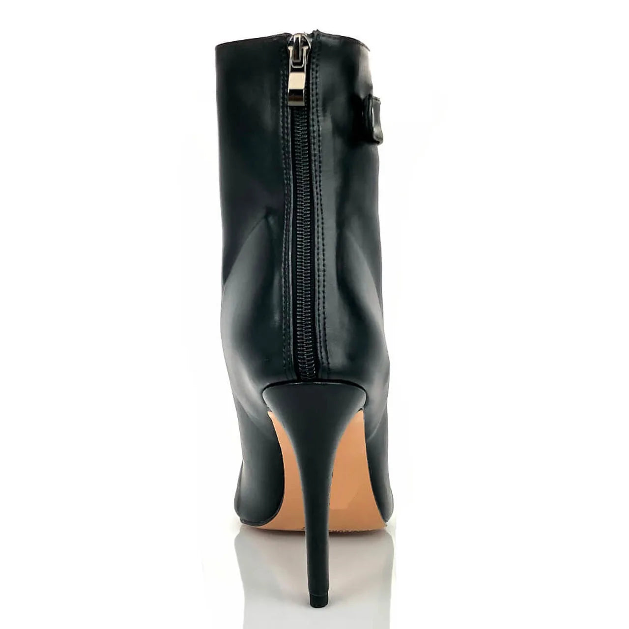 🖤 Papé Essential Heels – Classic Black/Brown Leather