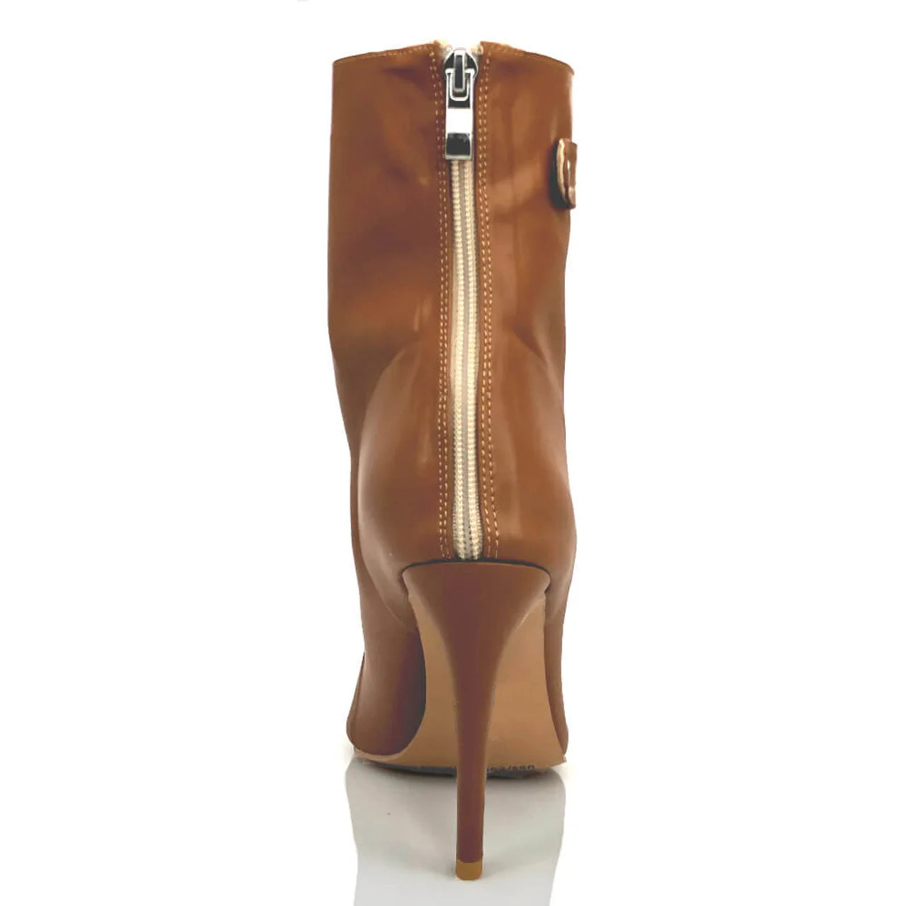 🖤 Papé Essential Heels – Classic Black/Brown Leather