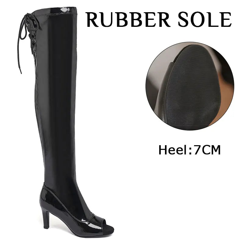 Dance Over-the-Knee Boots – Stiletto Heels | High Heels Dance, Stage & Performance Shoes